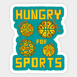 Hungry for Sports Sticker